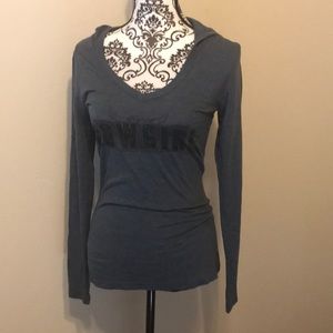 Original cowgirl long sleeve hooded shirt‎